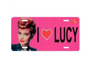 I Love Lucy License Plate #05 I Heart Lucy Design